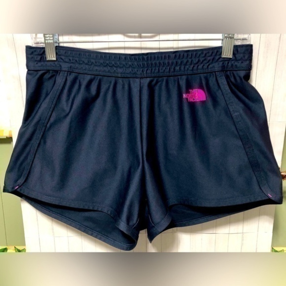 📚North Face Navy Blue Polyester Shorts w/ turndown waist